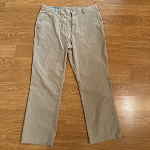 Tori Richard Pants Men's Beige 36x30 (Act 36x29.5) Cotton/Tencel/Spandex Blend